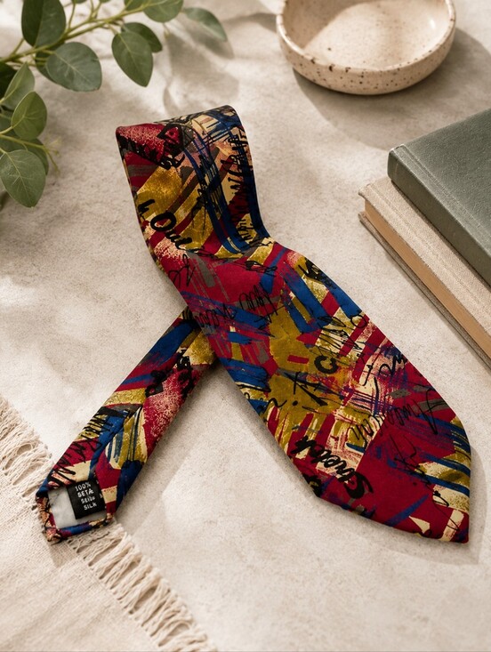 Lorenzo 1964 Other - Lorenzo Mad e In Italy 1964 100% Silk Tie